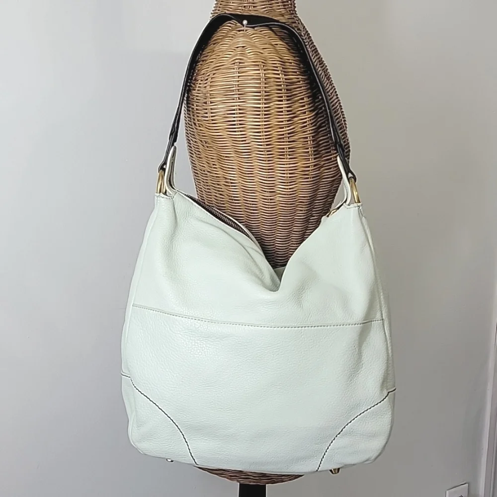 orYANY Mint Pebble Leather Hobo Bag